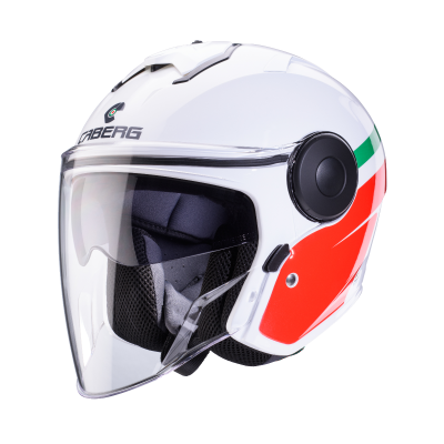 CASCO CABERG SOHO ZEPHYR WHITE/RED/GREEN