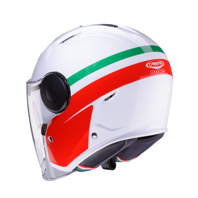 CASCO CABERG SOHO ZEPHYR WHITE/RED/GREEN