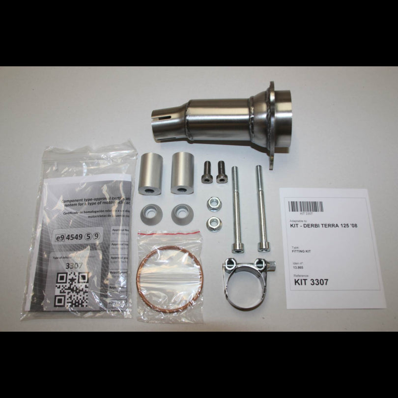 ESCAPE IXIL SLIP ON - HEXOVAL XTREM EVOLUTION - MALAGUTI MONTE PRO 125