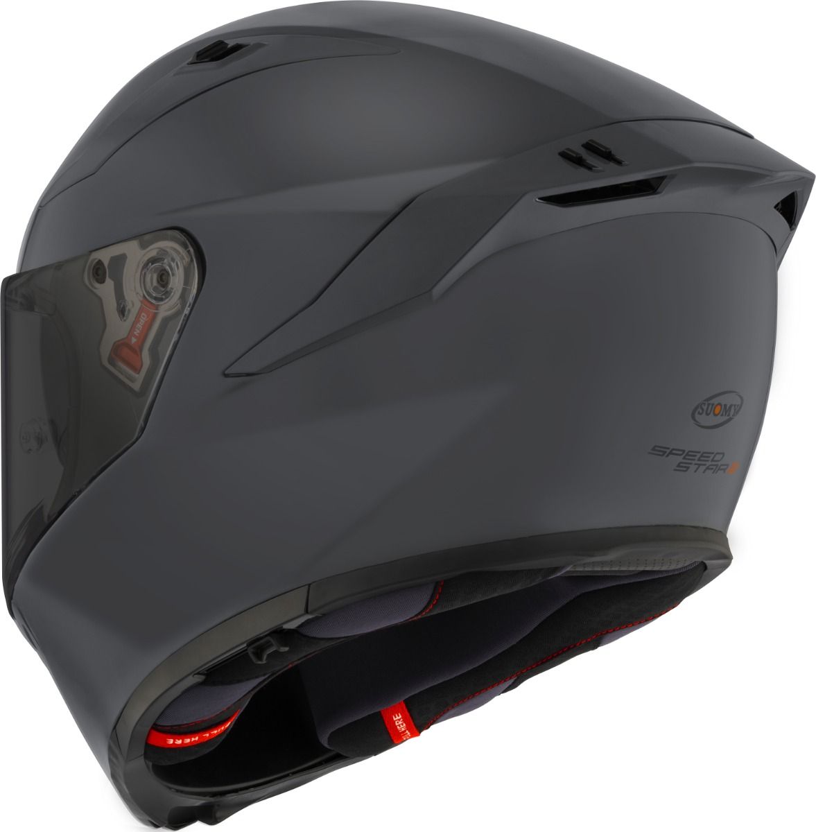 CASCO SUOMY SPEEDSTAR 2 PLAIN MATT BLACK