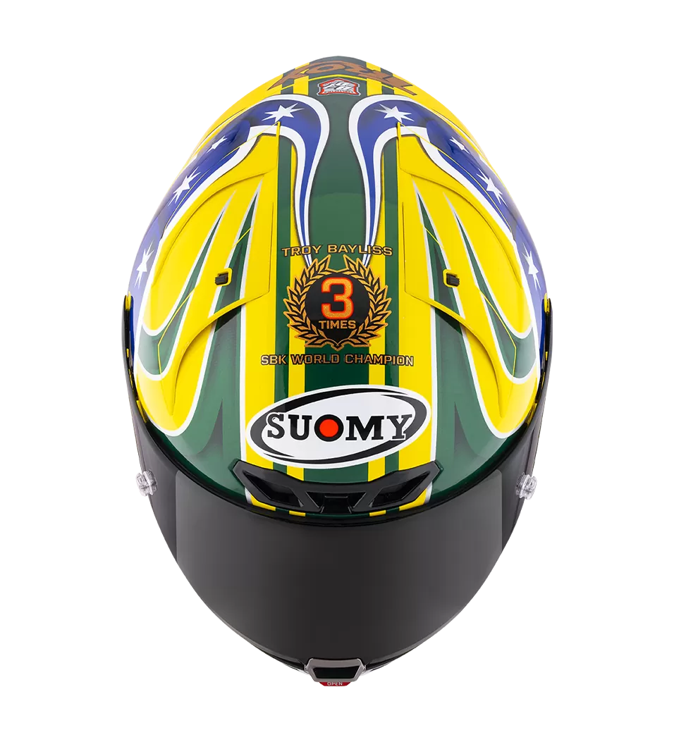 CASCO SUOMY S1-XR GP REPLICA TROY BAYLISS 2005