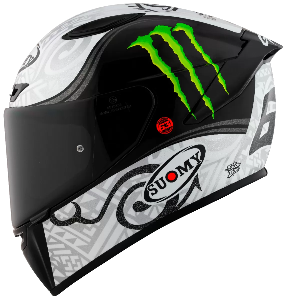 CASCO SUOMY TRACK-1 REPLICA BAGNAIA WINTER TEST MONSTER