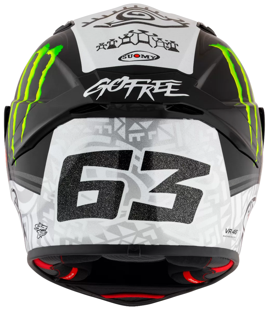 CASCO SUOMY TRACK-1 REPLICA BAGNAIA WINTER TEST MONSTER