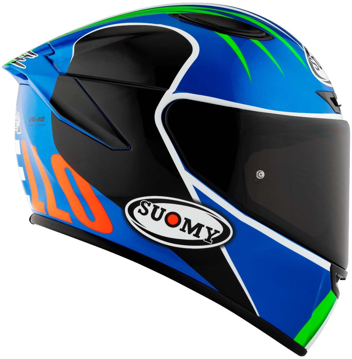 CASCO SUOMY TRACK-1 REPLICA PECCO MUGELLO 2022 (NO SPONSOR)