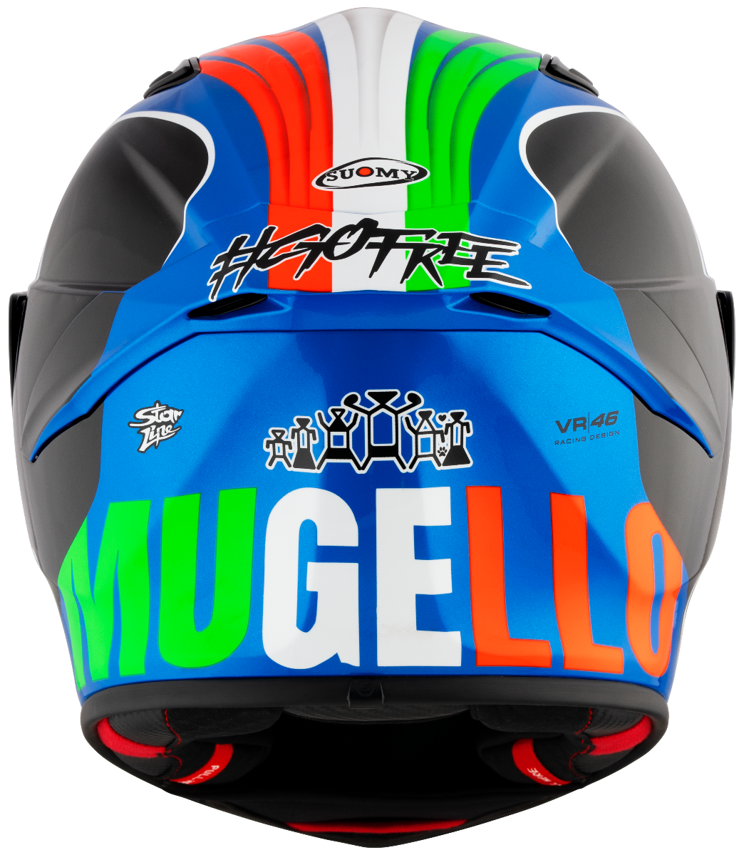 CASCO SUOMY TRACK-1 REPLICA PECCO MUGELLO 2022 (NO SPONSOR)