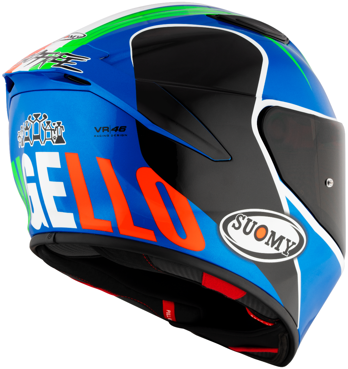 CASCO SUOMY TRACK-1 REPLICA PECCO MUGELLO 2022 (NO SPONSOR)