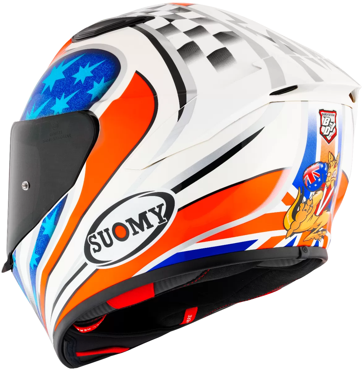 CASCO SUOMY TRACK-1 REPLICA TROY BAYLISS 2002