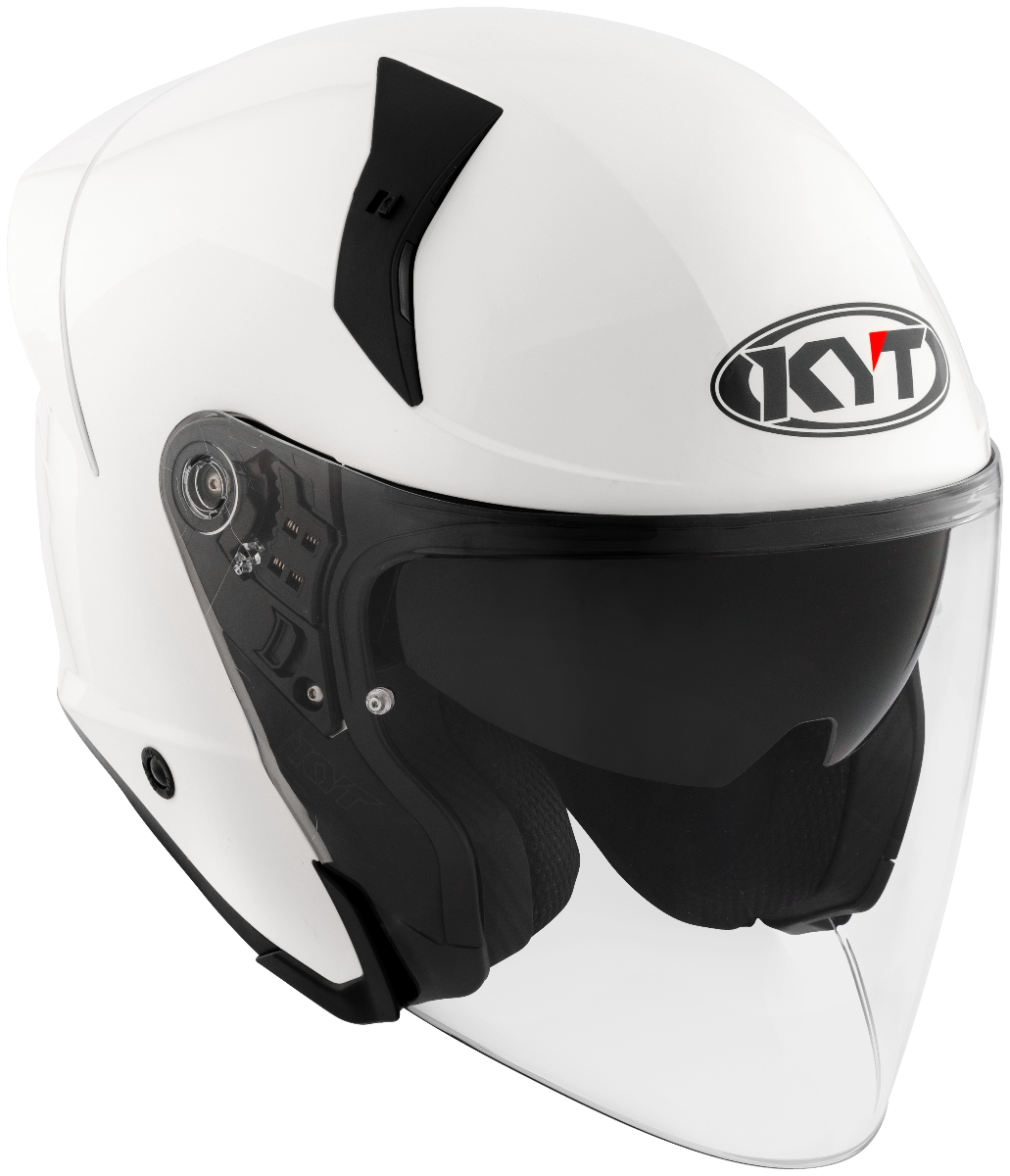 CASCO KYT TTR-JET PLAIN WHITE