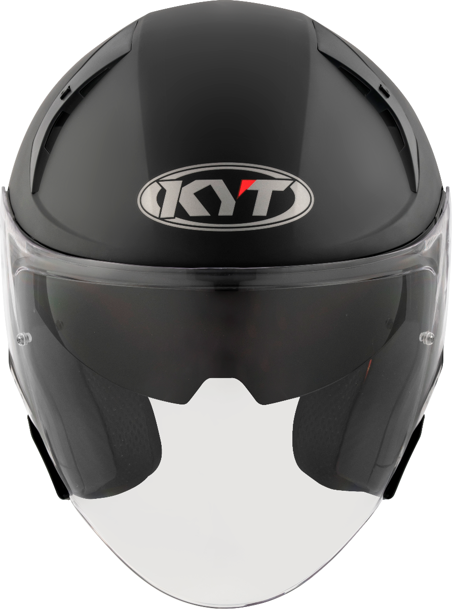 CASCO KYT TTR-JET PLAIN MATT BLACK