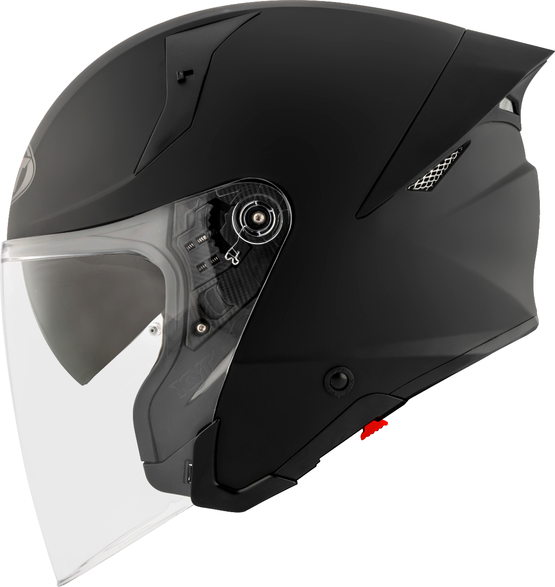 CASCO KYT TTR-JET PLAIN MATT BLACK