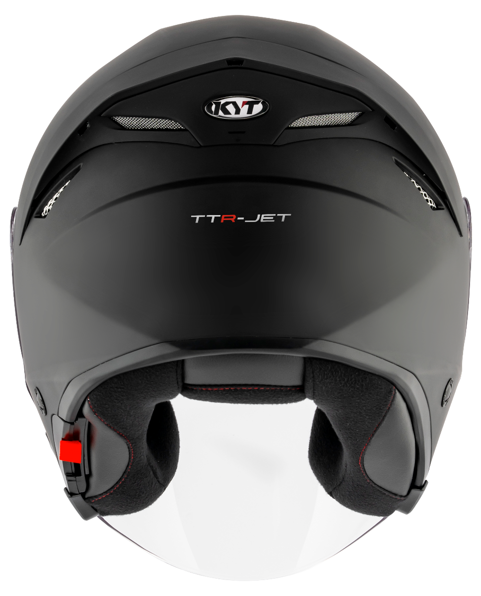 CASCO KYT TTR-JET PLAIN MATT BLACK
