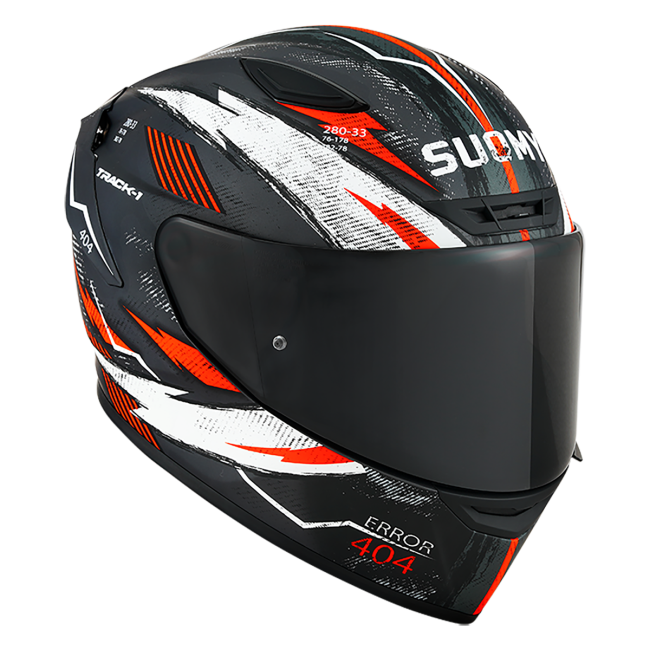 CASCO SUOMY TRACK-1 404 MATT ANTHRACITE E06