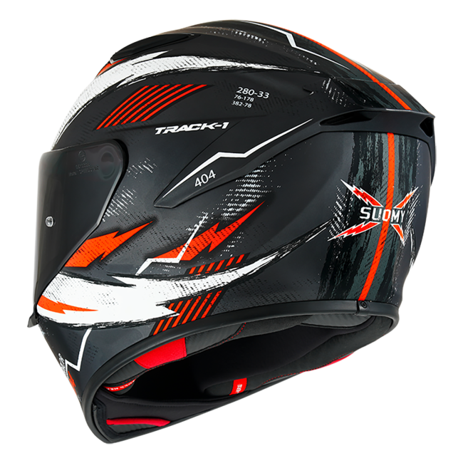 CASCO SUOMY TRACK-1 404 MATT ANTHRACITE E06