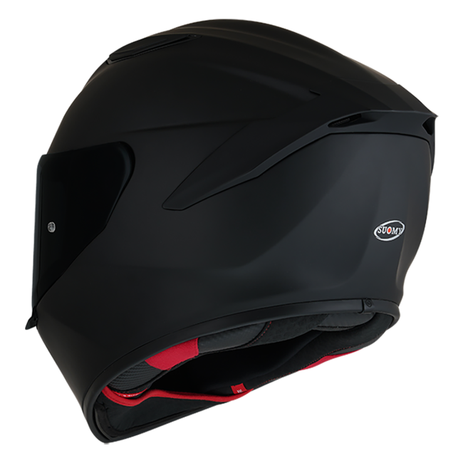 CASCO SUOMY TRACK-1 PLAIN MATT BLACK E06