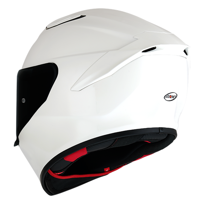 CASCO SUOMY TRACK-1 PLAIN WHITE E06
