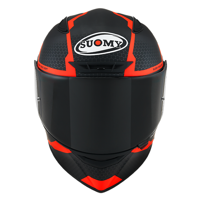 CASCO SUOMY TRACK-1 REACTION MATT ANTHRACITE/RED E06