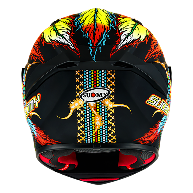 CASCO SUOMY TRACK-1 CHIEFTAIN MULTI MATT BLACK E06