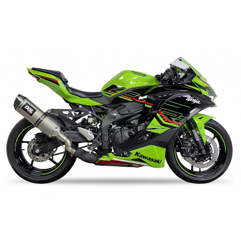 ESCAPE IXIL FULL SYSTEM (RACE) - HEXOVAL TITANIUM RACE - KAWASAKI NINJA ZX-4 R / RR 23-25 (ZX400P)