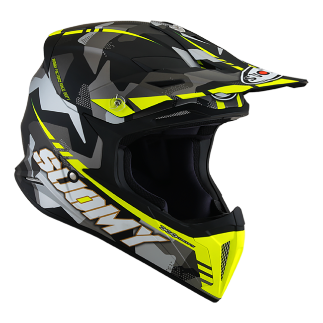 CASCO SUOMY X-WING CAMOUFLAGER MATT YELLOW
