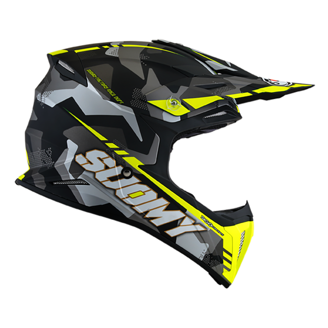 CASCO SUOMY X-WING CAMOUFLAGER MATT YELLOW