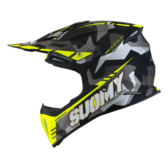 CASCO SUOMY X-WING CAMOUFLAGER MATT YELLOW