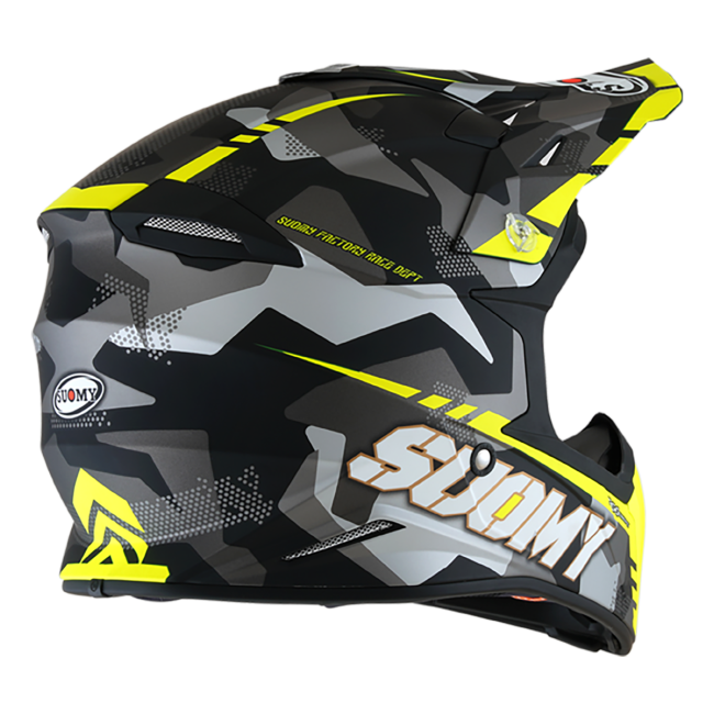 CASCO SUOMY X-WING CAMOUFLAGER MATT YELLOW
