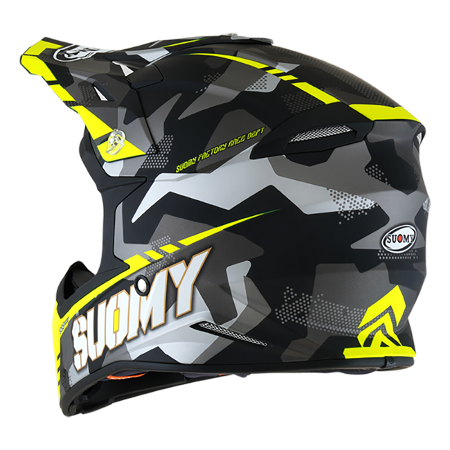 CASCO SUOMY X-WING CAMOUFLAGER MATT YELLOW
