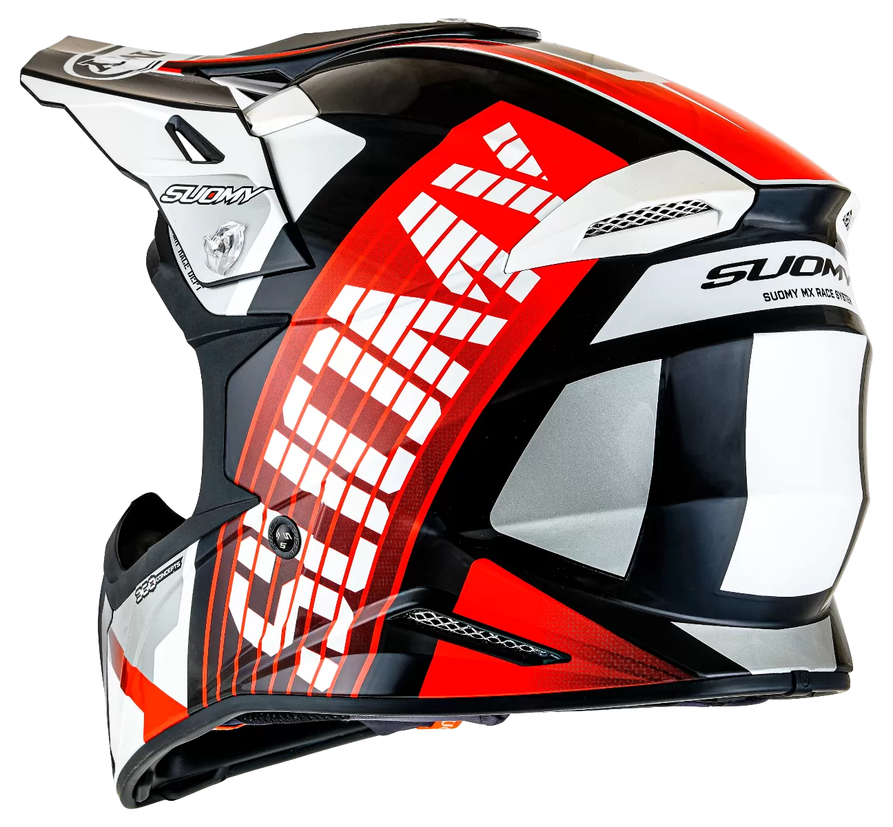 CASCO SUOMY X-WING AMPED BLACK/RED