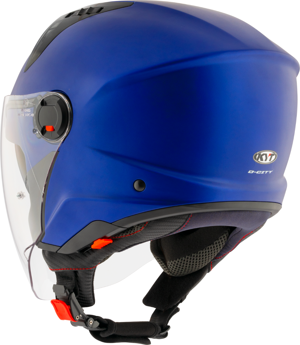 CASCO KYT D-CITY PLAIN MATT BLUE METAL