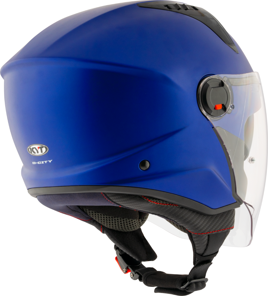 CASCO KYT D-CITY PLAIN MATT BLUE METAL