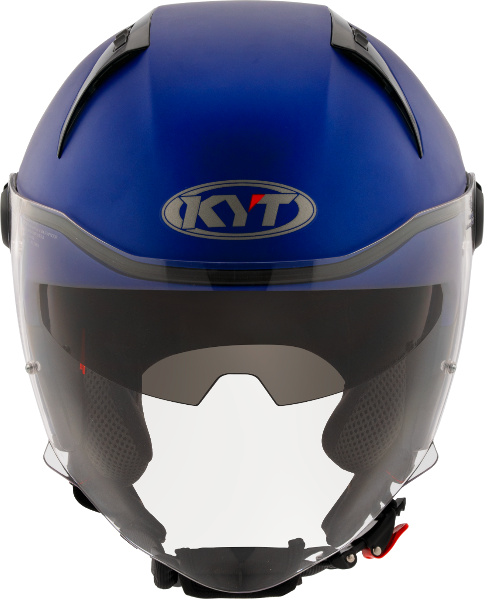 CASCO KYT D-CITY PLAIN MATT BLUE METAL