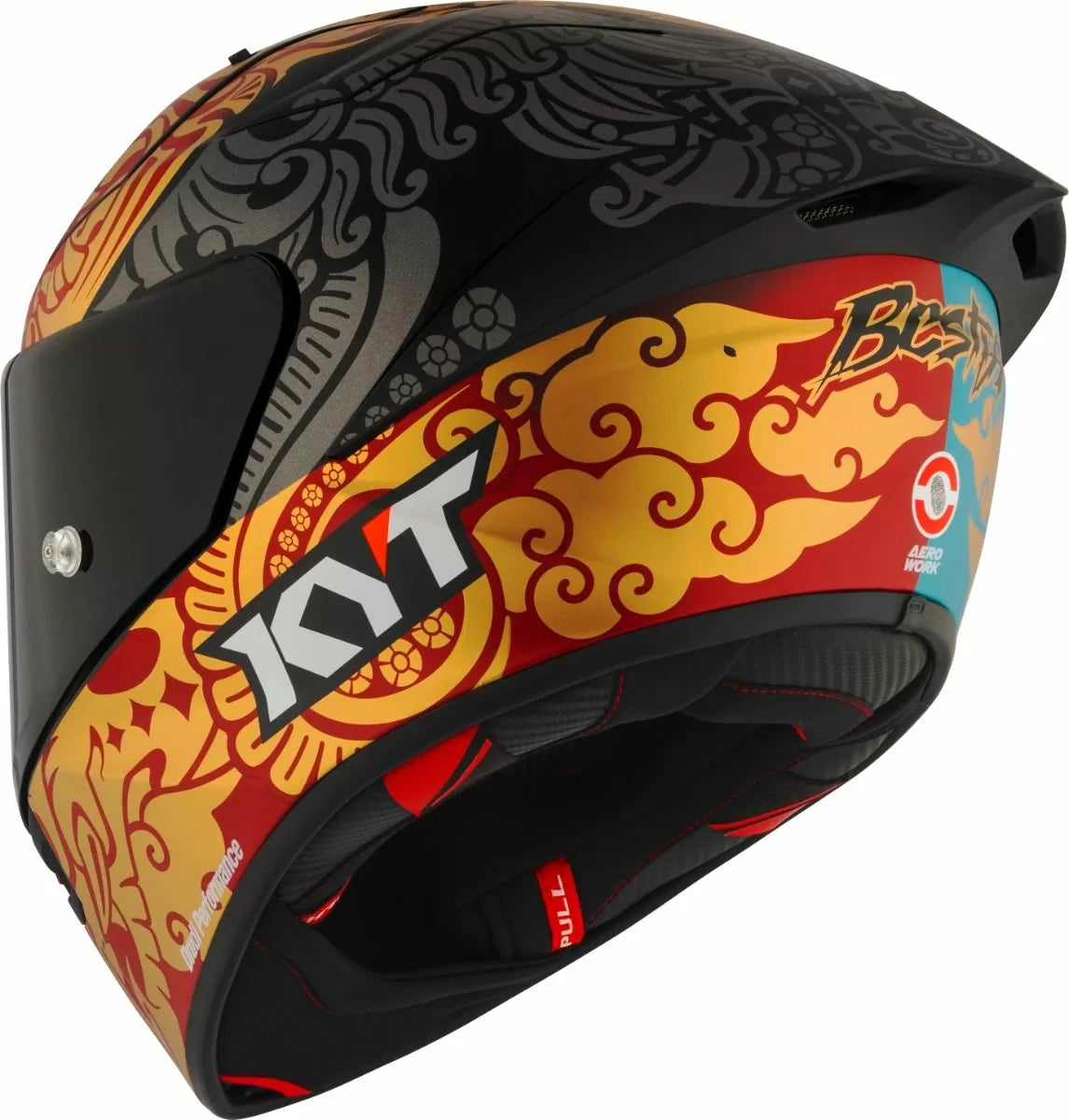 CASCO KYT KX-1 RACE GP REPLICA BASTIANINI IDN 2023 MATT