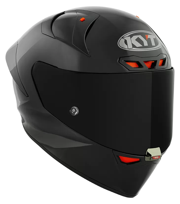 CASCO KYT KX-1 RACE GP PLAIN MATT BLACK