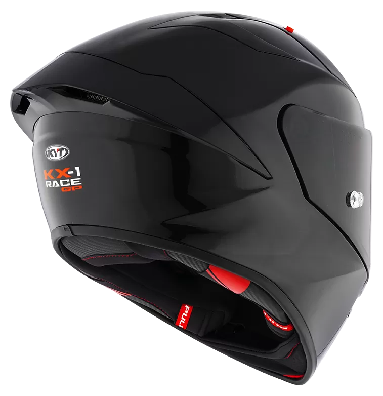 CASCO KYT KX-1 RACE GP PLAIN MATT BLACK