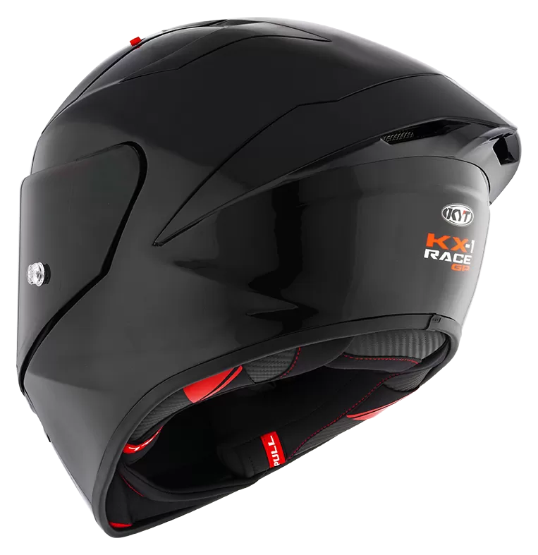 CASCO KYT KX-1 RACE GP PLAIN MATT BLACK