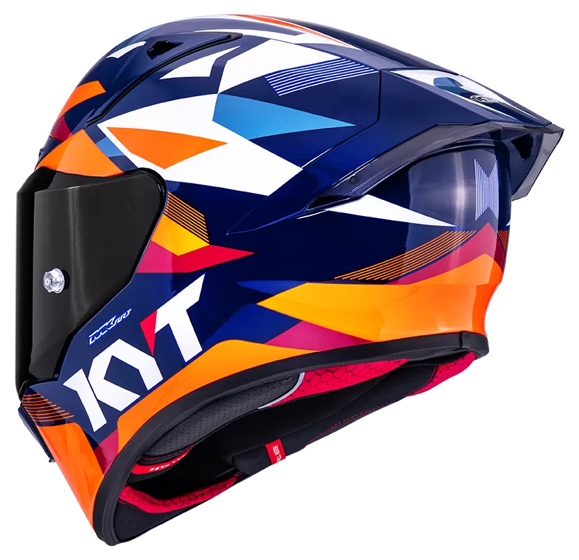 CASCO KYT R1R DIAMOND BLUE/ORANGE