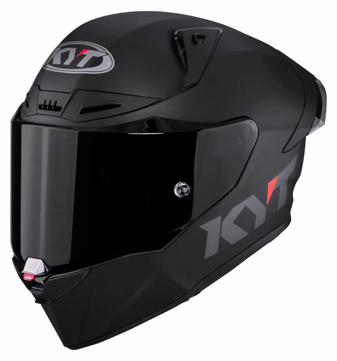 CASCO KYT R1R PLAIN MATT BLACK