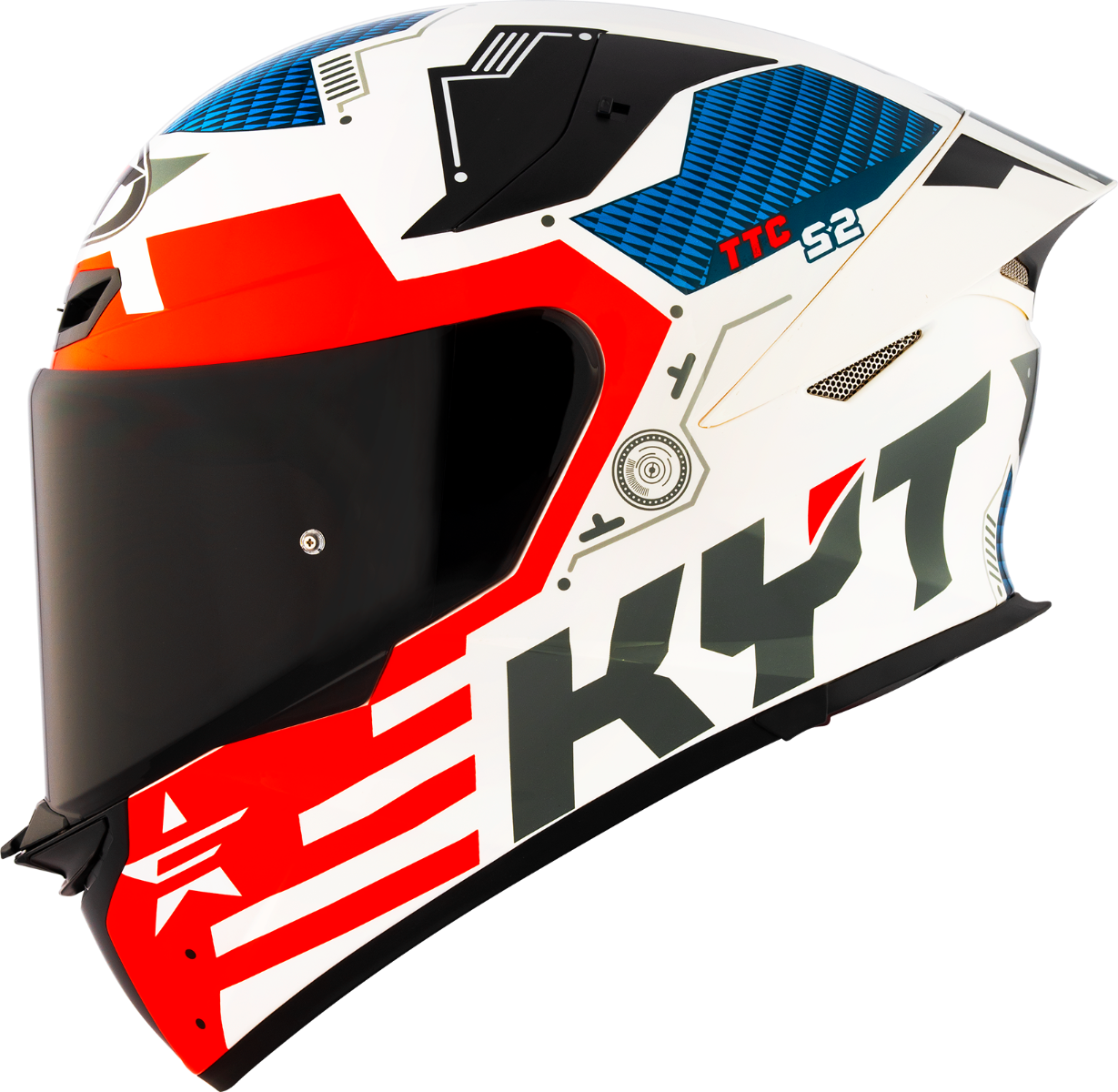 CASCO KYT TT-REVO FUSELAGE RED