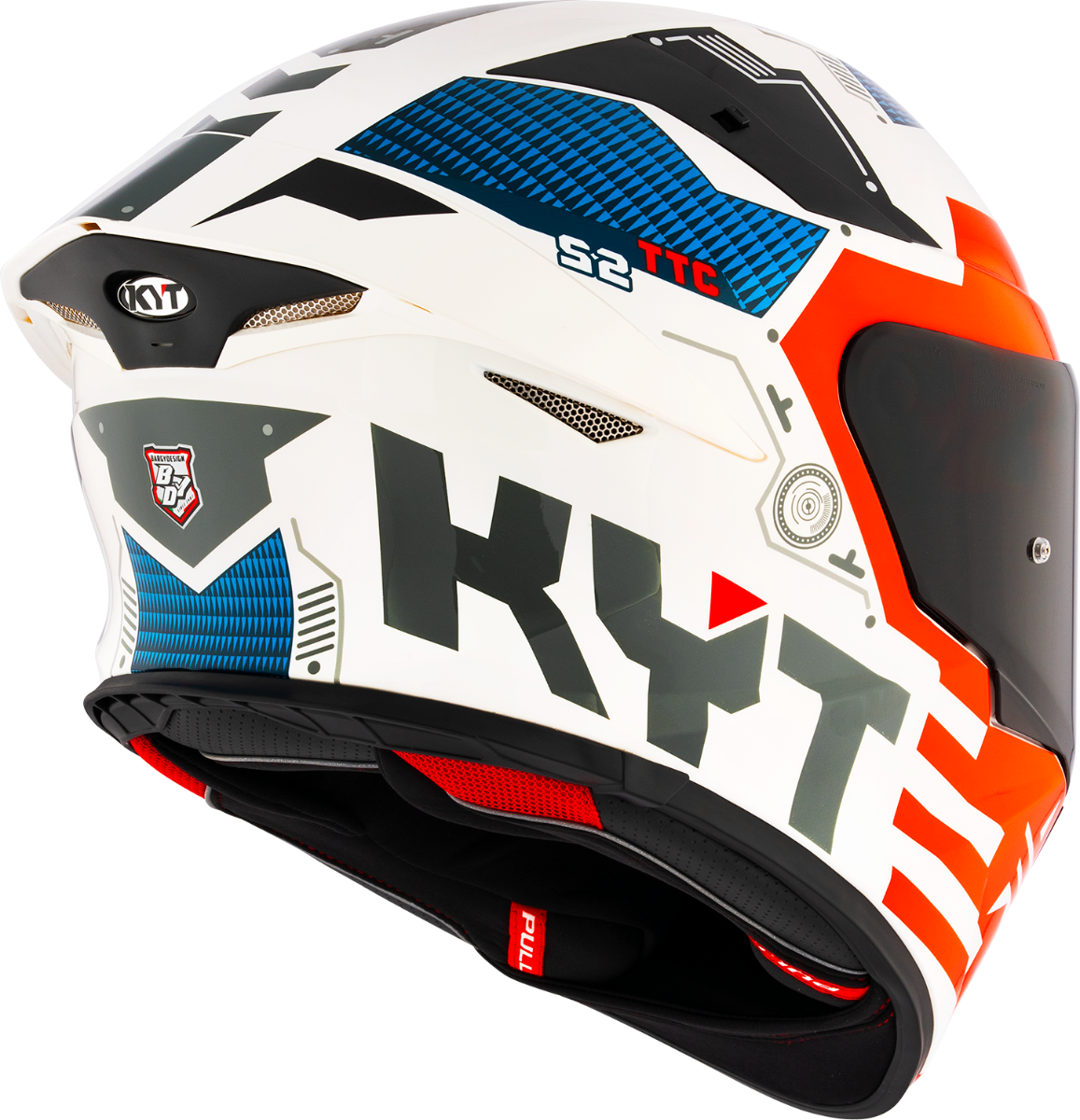 CASCO KYT TT-REVO FUSELAGE RED