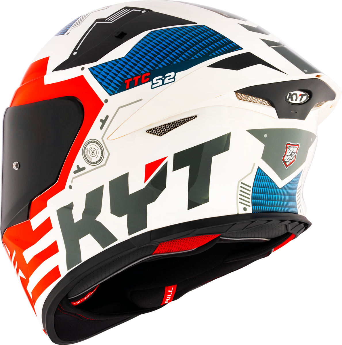CASCO KYT TT-REVO FUSELAGE RED