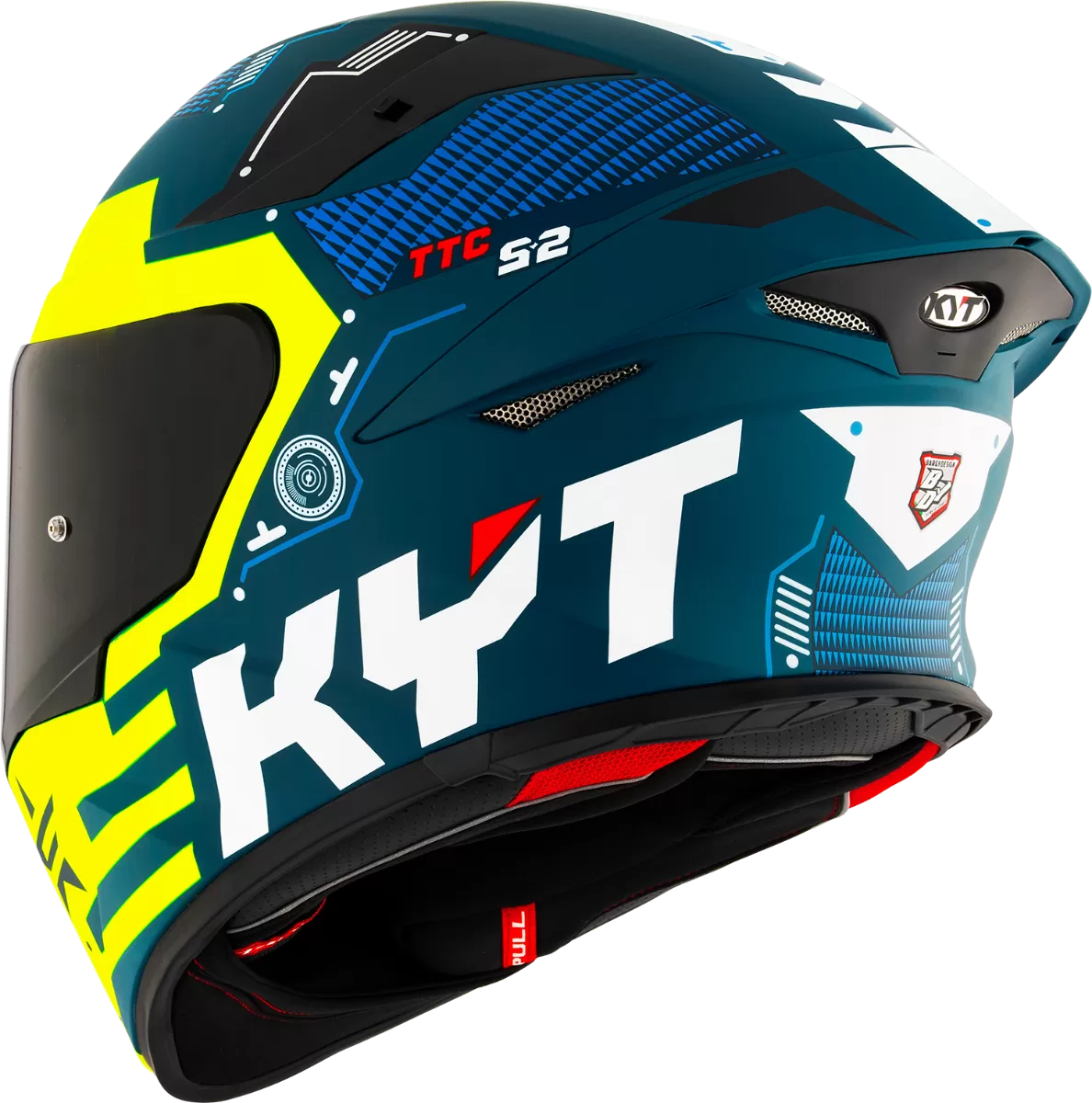 CASCO KYT TT-REVO FUSELAGE MATT YELLOW