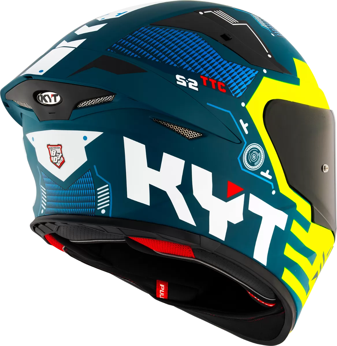 CASCO KYT TT-REVO FUSELAGE MATT YELLOW