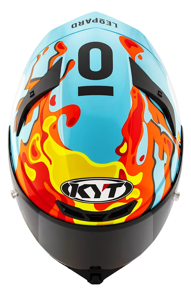 CASCO KYT TT-REVO REPLICA LEOPARD ARAGON