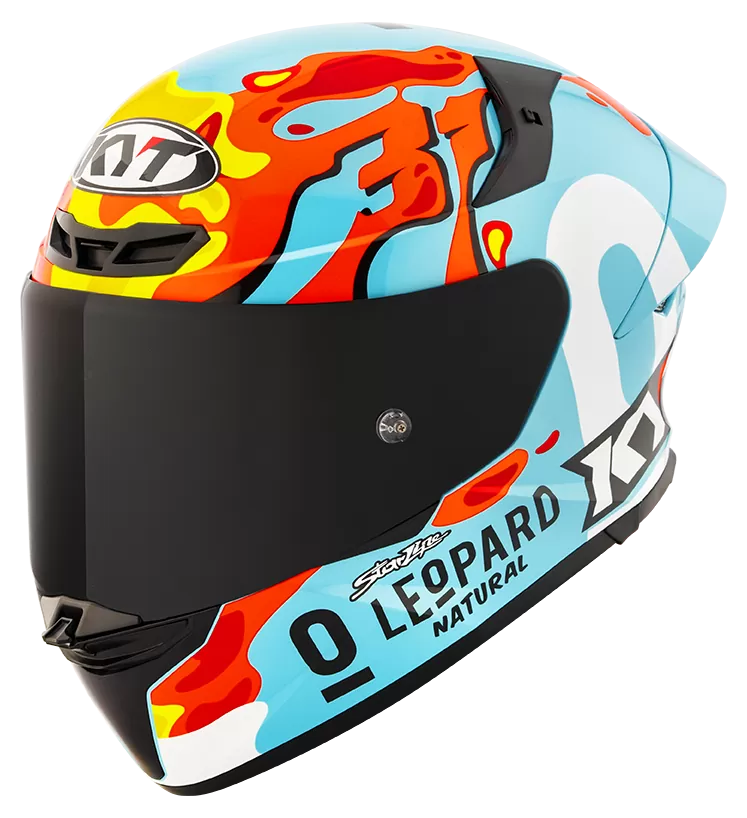 CASCO KYT TT-REVO REPLICA LEOPARD ARAGON