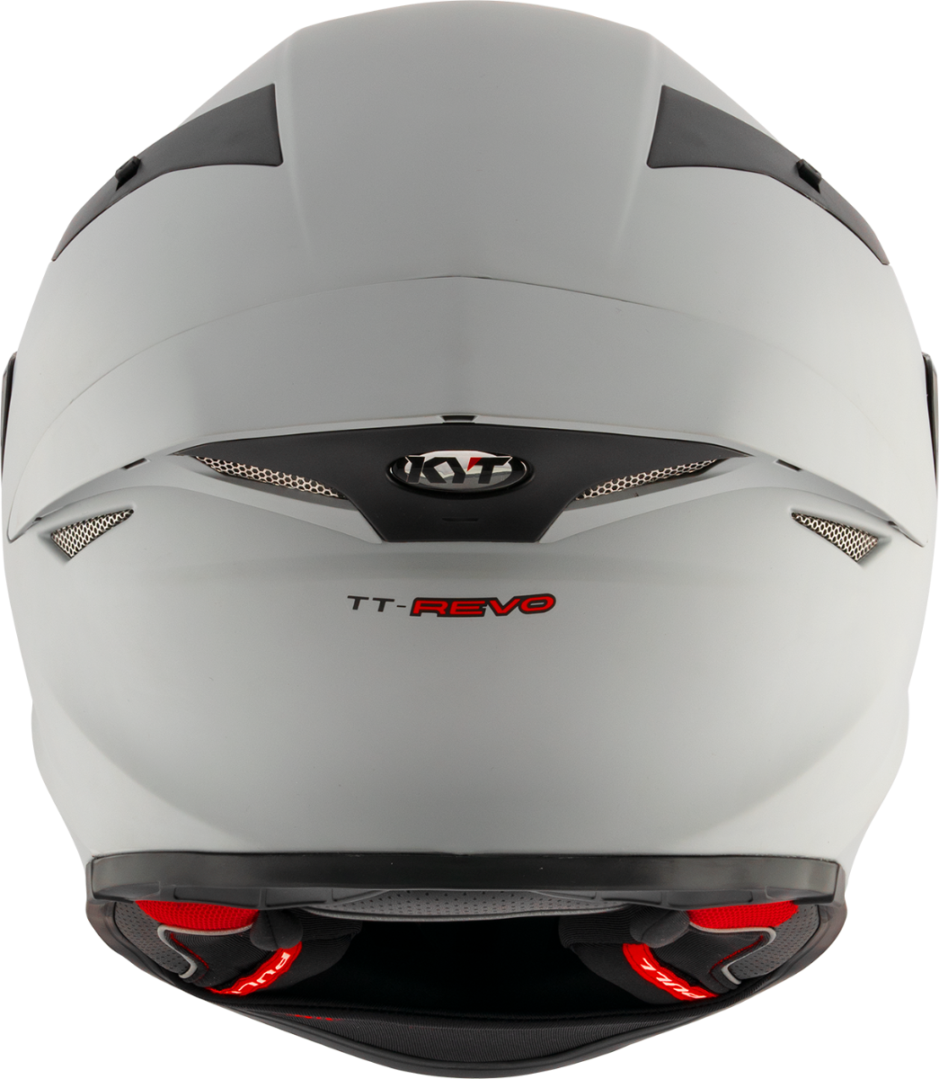 CASCO KYT TT-REVO PLAIN MATT GRL GREY