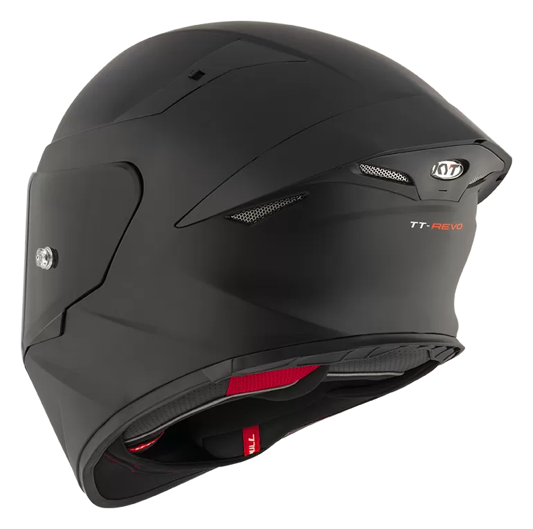 CASCO KYT TT-REVO PLAIN MATT BLACK