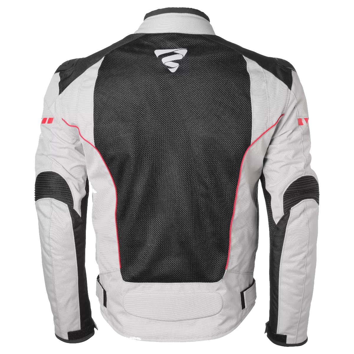 CHAQUETA GMS SAMU MESH JACKET BEIGE/BLACK/RED