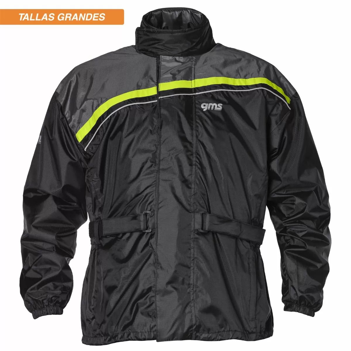CHAQUETA GMS  DOUGLAS RAIN JACKET BLACK/FLUO YELLOW